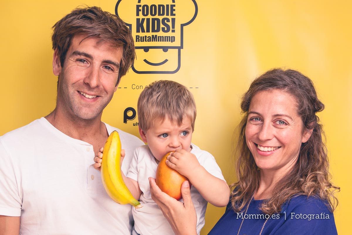 Presentación guía FoodieKids en Madrid. Familia Mariu